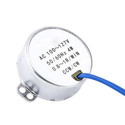 50/60Hz Synchronous Synchron Motor Electric Turntable Motor AC 100~127V CCW/CW 4W (0.8-1RPM)