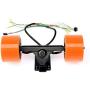 L-faster Electronic Longboard Hub Motor Kit Skateboard Brushless Motor Wheel with Truck Electric Board Dual Motor Drive Remote Controller