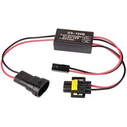 HUIQIAODS 12V GS-100D Car Controller for BMW Fog Light Control High Beams With H11 Wire Connector,2 Pack