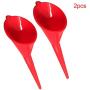 AutoRocking 2 pcs Anti-Splash Bevel Angle Long Stem Petrol Funnel Drip-Free Oil Fliter Funnel Automotive Motorcycle Refueling Tool Fits for Most Gas Tanks