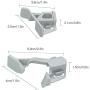 Hooshion Drone Arm Strengthening Bracket Clamp Arm Adapter Motor Arm Holder for DJI Mavic Mini Drone Accessories