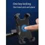 CCIDDI Bike Phone Holder,Motorcycle Bike Phone Holder,Bike Phone Mount Holder,Bike Cell Phone Holder,Handlebar Cell Phone Clamp for iPhone 3.5-6.8 black