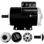 5HP Air Compressor Motor Single Phase Electric Motor 3450RPM 208V-230V 7/8