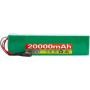 Jieoto 48V 20Ah E-Bike Lithium-Ion Battery 13s3p Lithium Battery Suitable for Electric Bicycle Motors with a Power of 1000 W with Voltage Display + BMS + Charger