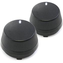 Red Hound Auto 2 Control Knob Fan Speed Heater AC 1998-2000 Compatible with Honda Accord Temperature Black