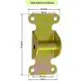 Kit de supports solides pour bloc Chevy Small Block - Supports moteur et supports de châssis pour SBC 283 327 350 400 Course hors route Kit de supports solides pour bloc Chevy Small Block - Supports moteur et supports de châssis pour SBC 283 327 350 400 Course hors route