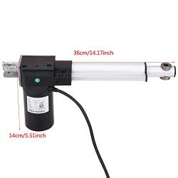 Marhynchus 12V Linear Actuator Heavy Duty DC 6000N/4000N 150mm 6 Inch Stroke Motor for Engineering Industry, Industrial Electric Lifting System,Agricultural Machinery Linear Actuators Push Rods