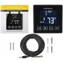 TerraBloom Programmable Thermostat Speed Controller with Temperature Probe for ECMF Series Fans