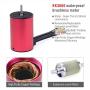Surpass Hobby KK 3660 3500KV Waterproof Brushless Motor Shaft 3.175mm with Brushless 80A ESC and Program Card + Heatsink Combo for 1/10 RC Car