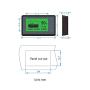 AiLi 500A Battery Monitor High Low Voltage and Low Capacity Programmable Alarm Compatible with 10-120V Lithium Sealed Gel Flooded Batteries Capacity up to 9999 Ah