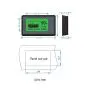 AiLi 500A Battery Monitor High Low Voltage and Low Capacity Programmable Alarm Compatible with 10-120V Lithium Sealed Gel Flooded Batteries Capacity up to 9999 Ah