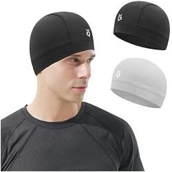 Cooling Skull Cap Helmet Liner for Men Sweat Wicking Skull Caps for Cycling, Motorcycle, Running, Fits Under Helmets