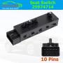 Reeauto 25974714 Power Seat Switch Adjust Switch Front Left Driver Side for Buick Chevy Cadillac GMC Adjuster Button Switch