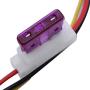 HUIQIAODS Car LED Controller Daytime Running Light Lamp 3A Inline Fuse DRL Auto On/Off Switch Controller Relay 12-18V for Auto Car Accessories (1PCS)