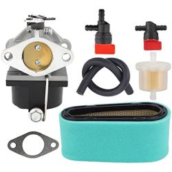 Harbot OHV130 640065A Carburetor for Tecumseh 640065 OHV125 OHV130 OVH135 OHV110 OHV115 OHV120 13-15HP Engine Lawn Mower with 36356 36357 Air Filter Tune Up Kit