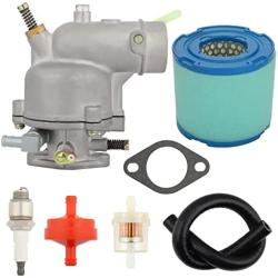 Allong 390323 Carburetor Air Filter Fuel Hose Shut Off Valve for 394228 299169 7 8 9 HP Horizontal Engine Motor Generator Tiller Mower Carb To-ro 293950 394514
