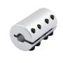 uxcell 8mm to 8mm Shaft Coupling 40mm Length 25mm Diameter Coupler Aluminum Alloy Joint Motor for 3D Printer CNC Machine DIY Encoder