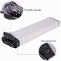 Jieoto E-Bike Lithium-ion Battery 36V/48V 8AH Electric Bicycle Folding Bike Replacement Battery with Charger and BMS Protection Board, for Bike 250W 350W Motor