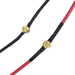 Annurssy Trolling Motor Extension Cable Battery Cable 8 AWG (5 ft), Red & Black