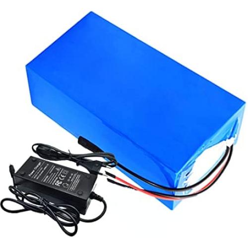 Jieoto 72V Lithium-Ion Battery Pack E-Bike 20Ah 30Ah 40Ah 50Ah 60Ah 1000W-5600W Lithium Battery Can Replace Lead-Acid Batteries Motorcycle Battery Pack with BMS and Charger