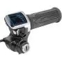 Akozon Electric Throttle Grip 36V Half-Twist Throttle with LED Power Indicator Key Lock for Electric Bikes Scooters Motorcycle