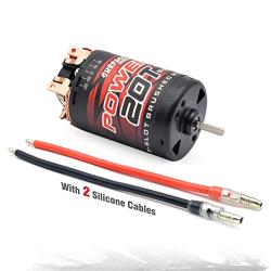 YOUQUKEJI RC Motor 550 Brushed Waterproof Motor3-Solt for 1:10 RC Crawler Axial SCX10 AXI03007 JL 90046 Traxxas TRX4 TRX6 RC Car Boat (20T)