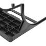 Boat Motor Mount Racket, Kayak Outboard Motor Stand PVC Black Kayak Outboard Motor Stand Boat Accessory for Rubber Dinghy Inflatable Boats Fishing Boats