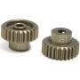 Vehicles-OCS Aluminum Alloy Durable 18T-30T Replacement Drift Motor Pinion Gears Hardcoated Hole Model Parts Hobby RC Car Teeth Vehicles-OCS - (Color: 20T)