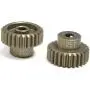 Vehicles-OCS Aluminum Alloy Durable 18T-30T Replacement Drift Motor Pinion Gears Hardcoated Hole Model Parts Hobby RC Car Teeth Vehicles-OCS - (Color: 23T)