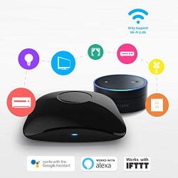 BroadLink RM4 pro IR and RF Universal Remote, All in One Hub Code Learning Wi-Fi Remote Control for TV Air Conditioner STB Audio, Curtain Motor, Works with Alexa, Google Home, IFTTT