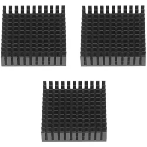 3D Printer Aluminum Heatsink Cooling Radiator, Compatible with NEMA 17 42 Stepper Motor Black
