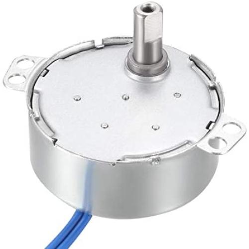 uxcell Electric Synchronous Synchron Motor Turntable Motor 100-127 VAC 50-60Hz CCW/CW 4W 5-6RPM
