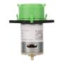 12V Flow Rate Controlled Peristaltic Pump DIY Replaceable Silica Gel Tube Head Dosing Pump Variable Quantitative Controller for Stable Delivery(Green)