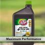 Premium Small Engine 4 Cycle Oil Formula, SAE10W-30 Small Engine Oil Engine Care Formula Reduces Wear for Lawnmower, Push Mower, Tractor, 32 Oz, STP