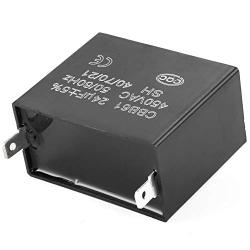 Starting Capacitor, CBB61 AC Capacitor 450V AC 24uF 50/60Hz for 400/350/300/250VAC UL/RU Listed Motor Capacitor