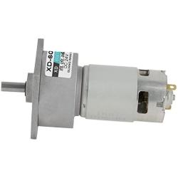 DC 12/24V 35W Adjustable Micro Speed Reducer Gear Motor CW/CCW Mini High Torque Speed Reduction Gear Box (24V 5RPM)