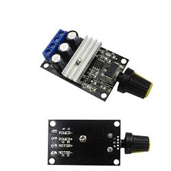 DC 6V 12V 24V 28VDC 3A 80W PWM Motor Speed Controller Regulator Adjustable Variable Speed Control with Potentiometer Switch
