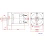 DC12V 10rpm 35W Gear Box Motor, High Torque Reduction Electric Motor CW/CCW
