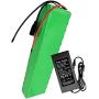 Jieoto 24V 15Ah E-Bike Battery Pack 7S 5P 15000mAh Lithium Battery Scope for 200W 350W Motor for MTB Bike Model Aircraft Electric Scooters Electric Tools with BMS + Charger