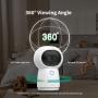 Aqara Smart Curtain Motor E1 Plus Aqara 2K Security Indoor Camera Hub G3, Electric Curtain Driver for Home Automation, Support HomeKit, Alexa, Google Assistant and IFTTT (Track Version)