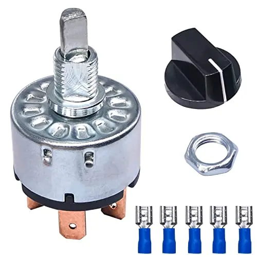Taiss Stepper Motor Driver Microstep Driver DM542 CNC Stepper Driver Controller + Rotary Switch 12A 250V/16A 125V 4 Position 3 Speed Universal Metal Latching Fan Heater Speed Selector Switch