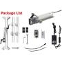 JQDML DIY Cycle Reciprocating Linear Actuator Motor DC 24, Adjustable Stroke 1.2“ to 6