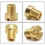 Alyone (12 Pieces Per Pack) 5mm Carburetor Jets for Mikuni Vm22 Vm24 Vm26 125 150 Main Jets (A Set)