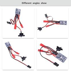 Vehicles-OCS Plastic 10A Brushed ESC Motor Speed Controller for RC Car Boat Tank Without Brake ESC for 1/16 1/18 1/24