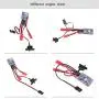 Contrôleur de vitesse électronique à balais 10A pour RC Car Bateau Tank Sans Frein pour 1/16 1/18 1/24 Contrôleur de vitesse électronique à balais 10A pour RC Car Bateau Tank Sans Frein pour 1/16 1/18 1/24
