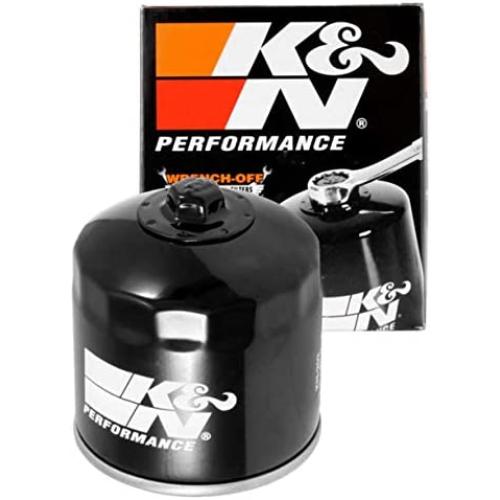 K&N Motorcycle Oil Filter: High Performance, Premium, Designed to be used with Synthetic or Conventional Oils: Fits Select Honda, Kawasaki Vehicles, KN-202