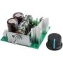 UNIMORE 12V-40V 10A PWM DC Motor Speed Controller with Knob, High Efficiency, High Torque, Low Heat Generating with Reverse Polarity Protection, High Current Protection