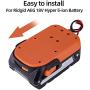 Power Wheels Adapter for Ridgid AEG 18V Hyper li-ion Battery Dock Power Connector Rigid 12 Gauge Robotics