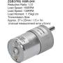DC 24V Gear Motor Shaft 37mm Diameter Electric Gearbox Micro Speed Reduction Geared Motor(160R)