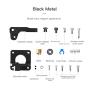 Creality Ender 3 Metal Extruder Kit with 42-40 Stepper Motor, 3D Printer Parts Aluminium Alloy Filament Feeder Bowden Extruder and 42-40 Stepper Motor for Ender 3 V2/Ender 3 Max/Ender 3 Pro (Black)